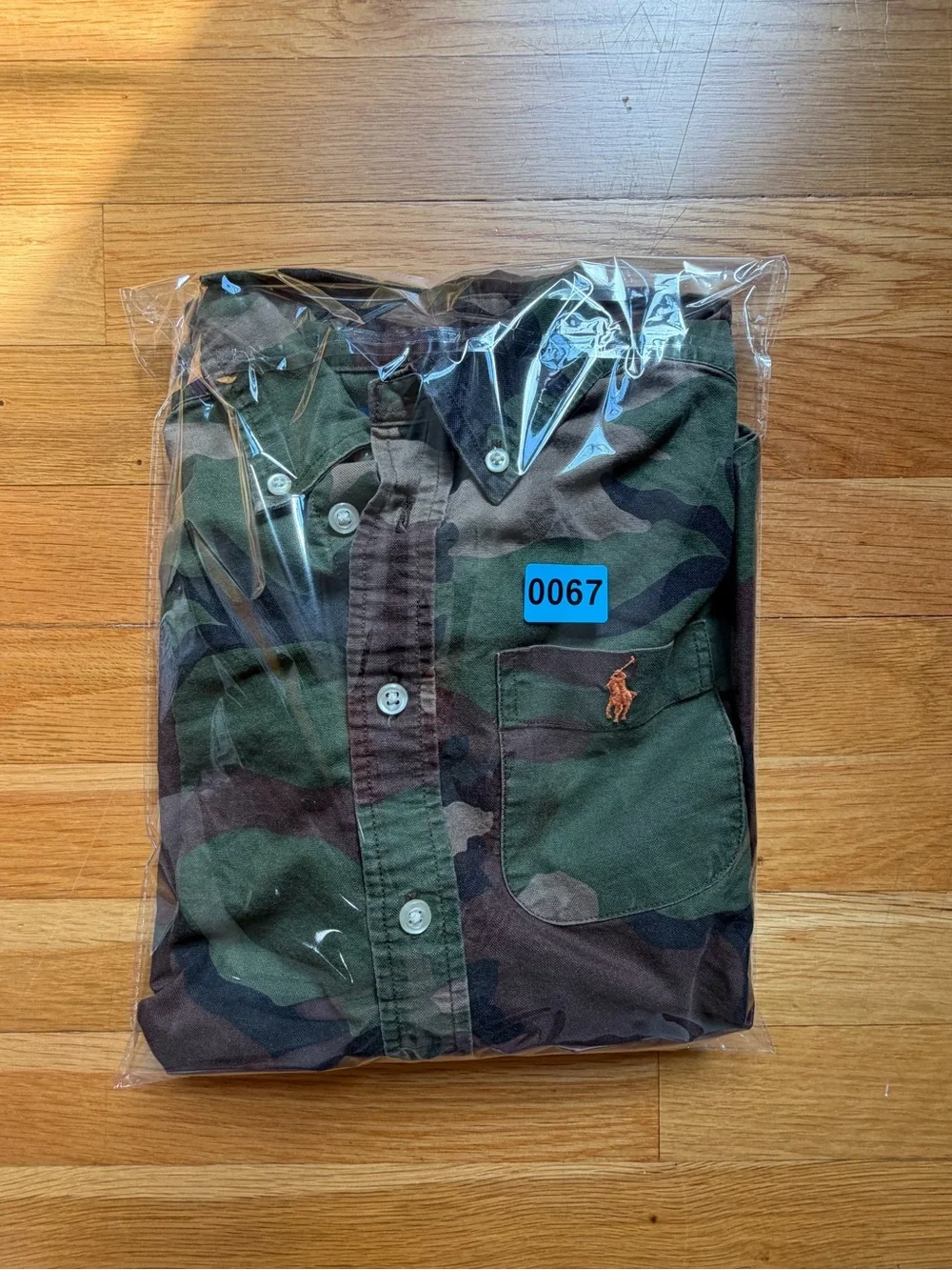Polo Ralph Lauren Classic Fit Camouflage Oxford Long-Sleeve Kids Medium 10-12
